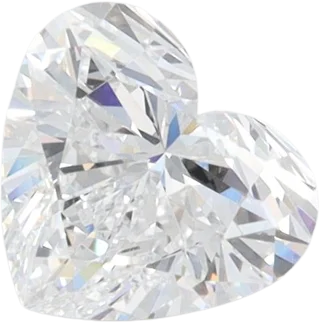 1.07 Carat D VVS2 Heart Lab Diamond