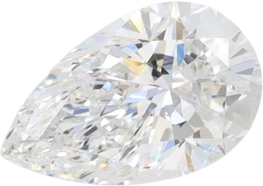 1.07 Carat D VVS1 Pear Lab Diamond