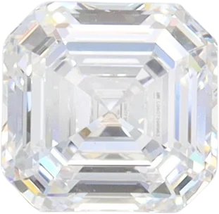 1.09 Carat D VVS1 Asscher Lab Diamond