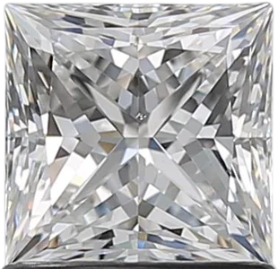 1.1 Carat E VS2 Princess Natural Diamond