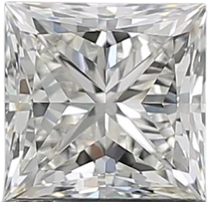 1.1 Carat H VVS1 Princess Natural Diamond