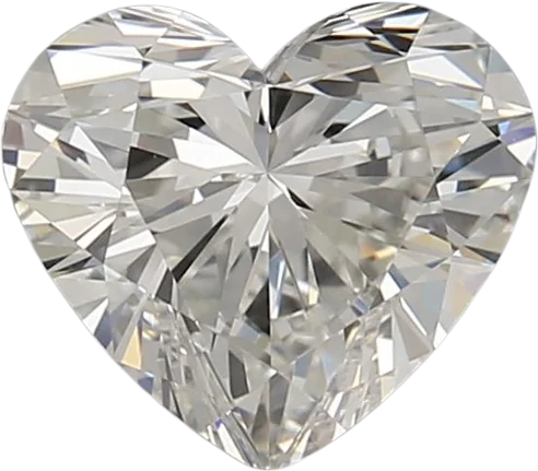 1.32 Carat F VVS2 Heart Lab Diamond