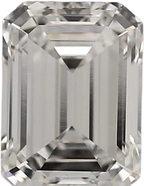 1.37 Carat F vs1 Emerald Lab Diamond