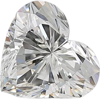 1.5 Carat H VVS1 Heart Natural Diamond