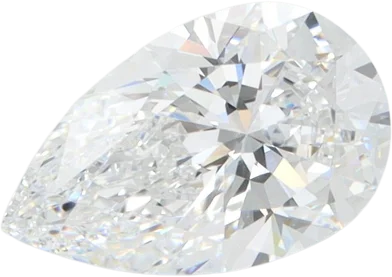 1.5 Carat E VVS1 Pear Lab Diamond