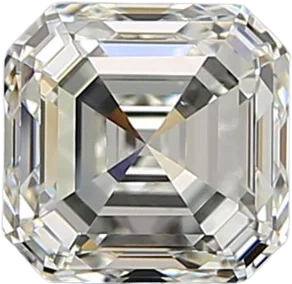 1.51 Carat J VS2 Asscher Natural Diamond