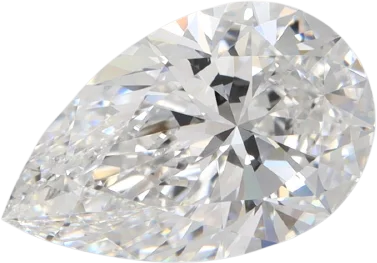 1.53 Carat D VVS1 Pear Lab Diamond