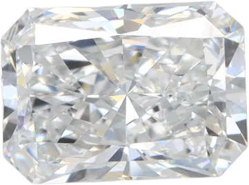 1.53 Carat D VVS2 Radiant Lab Diamond