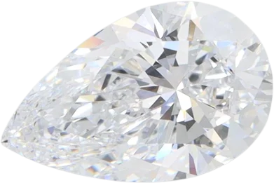 1.56 Carat E VVS2 Pear Lab Diamond