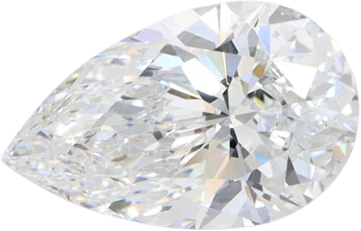 1.59 Carat E VVS1 Pear Lab Diamond