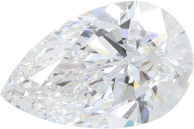 1.59 Carat E VVS1 Pear Lab Diamond