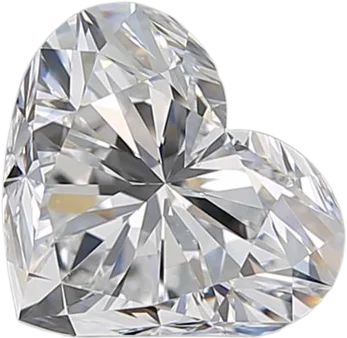 1.7 Carat D VS2 Heart Natural Diamond