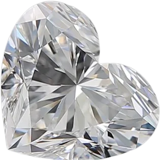 1.7 Carat F VS1 Heart Natural Diamond