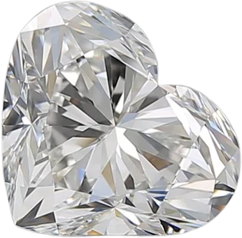 1.7 Carat G VVS1 Heart Natural Diamond