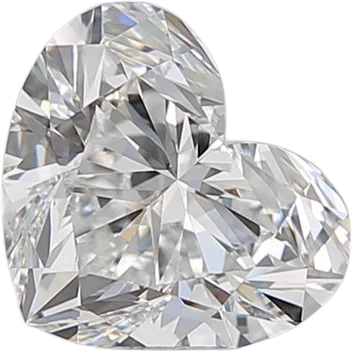 1.72 Carat D VVS1 Heart Natural Diamond