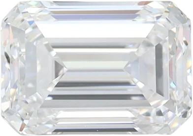 2 Carat D VVS1 Emerald Lab Diamond