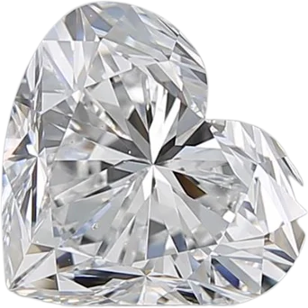 2.01 Carat D VS2 Heart Natural Diamond