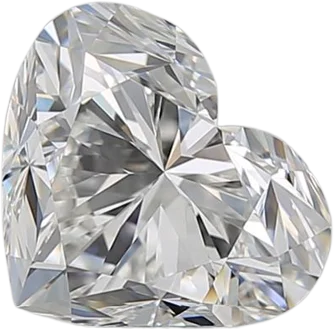 2.01 Carat F VVS1 Heart Natural Diamond