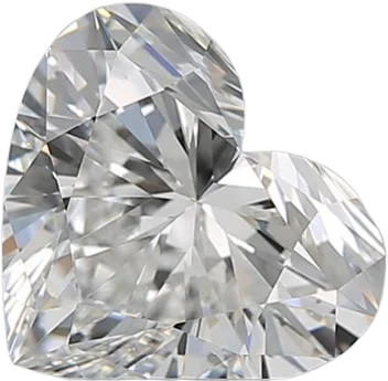 2.01 Carat F VVS1 Heart Natural Diamond