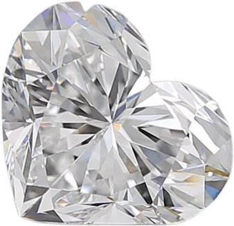 2.02 Carat D VVS2 Heart Natural Diamond