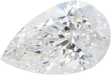 2.03 Carat D VVS1 Pear Lab Diamond