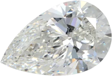 2.05 Carat G VVS2 Pear Lab Diamond