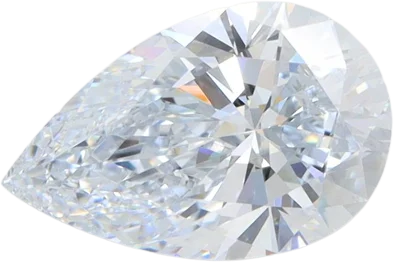 2.05 Carat H VVS2 Pear Lab Diamond