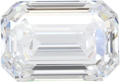 2.08 Carat D VVS1 Emerald Lab Diamond