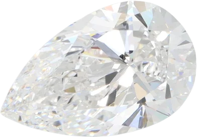 2.1 Carat D VVS2 Pear Lab Diamond