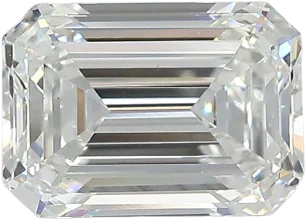 2.19 Carat F VS1 Emerald Lab Diamond