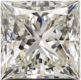 2.21 Carat L VS2 Princess Natural Diamond