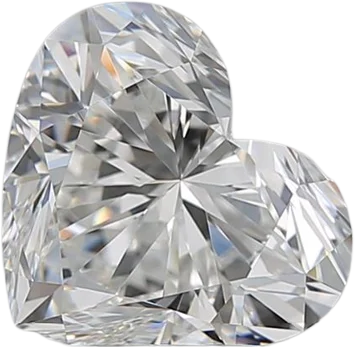 2.28 Carat G VVS1 Heart Natural Diamond