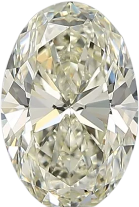 2.28 Carat L VVS2 Oval Natural Diamond