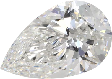 2.34 Carat G VVS2 Pear Lab Diamond