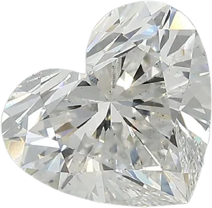 2.36 Carat F SI1 Heart Lab Diamond