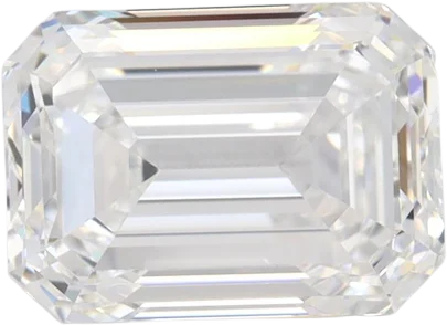 2.58 Carat E VVS1 Emerald Lab Diamond