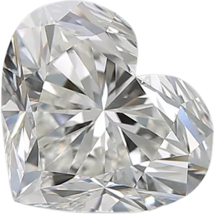 3.01 Carat H VVS1 Heart Natural Diamond