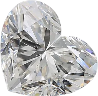 3.02 Carat H SI2 Heart Natural Diamond