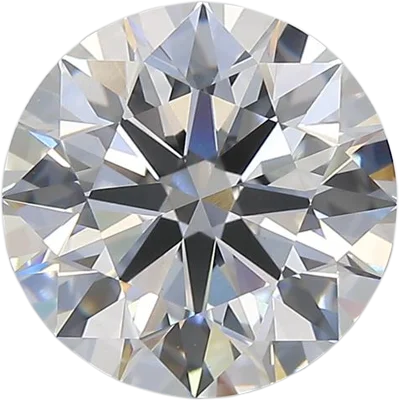 3.08 Carat F VVS2 Round Lab Diamond