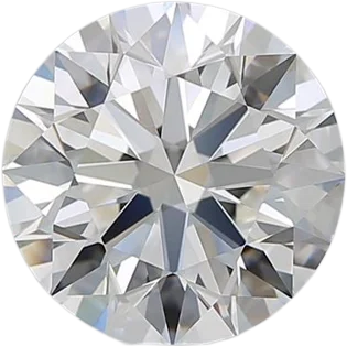 3.28 Carat F IF Round Natural Diamond