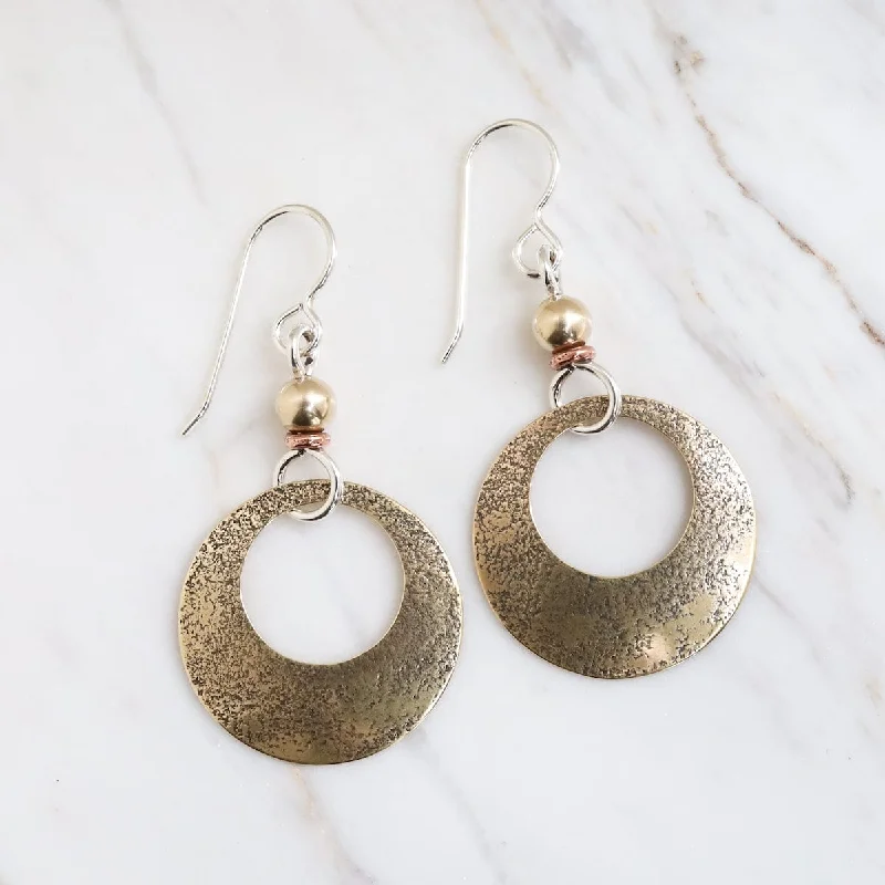 Essential Brass Hoop Earring