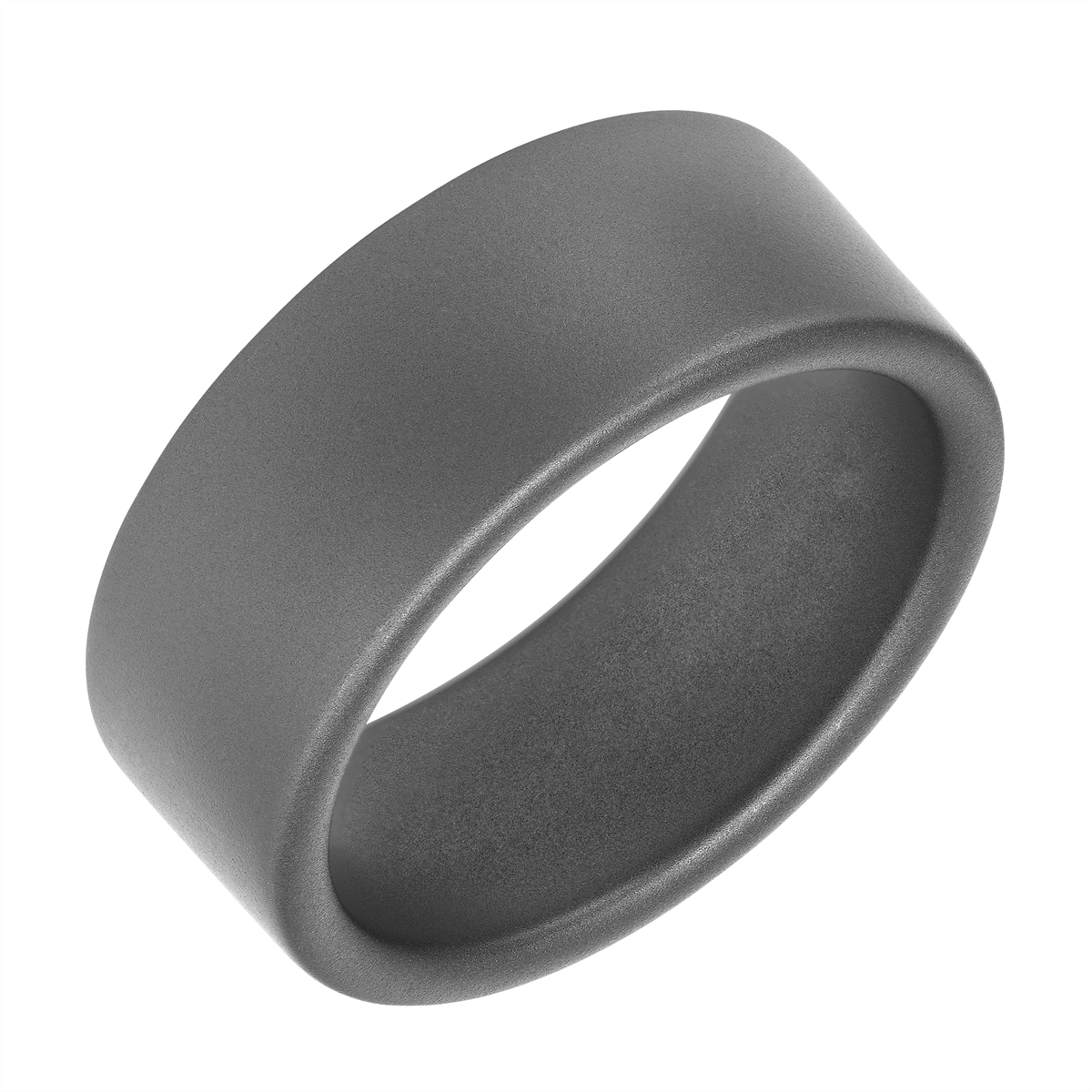 9mm Tungsten Sandblast Finish Wedding Band - Size 9