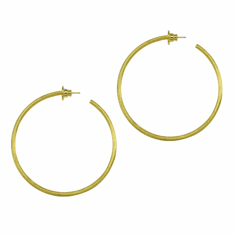 Versailles Large Thin Hoop Earrings