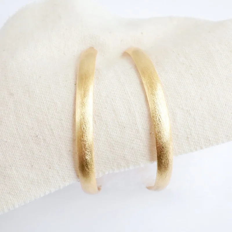 Georgina Concave Hoop Earrings