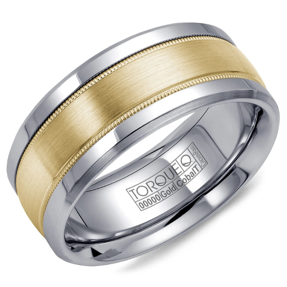 Cobalt & Gold Wedding Band