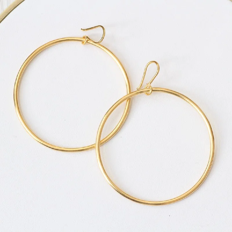 Large Wire Hoops