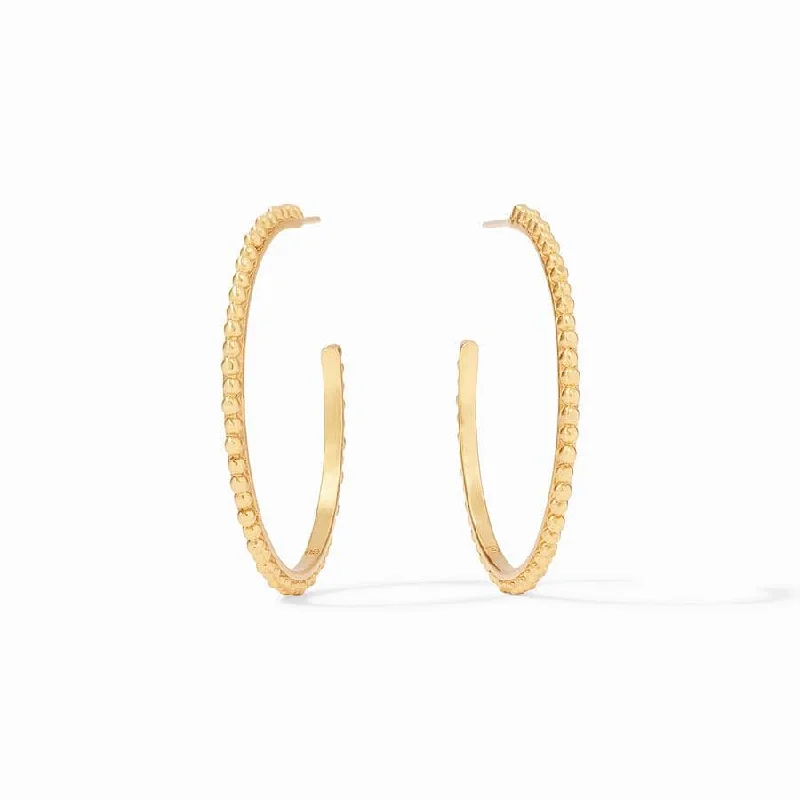 Colette Bead Hoops - Large