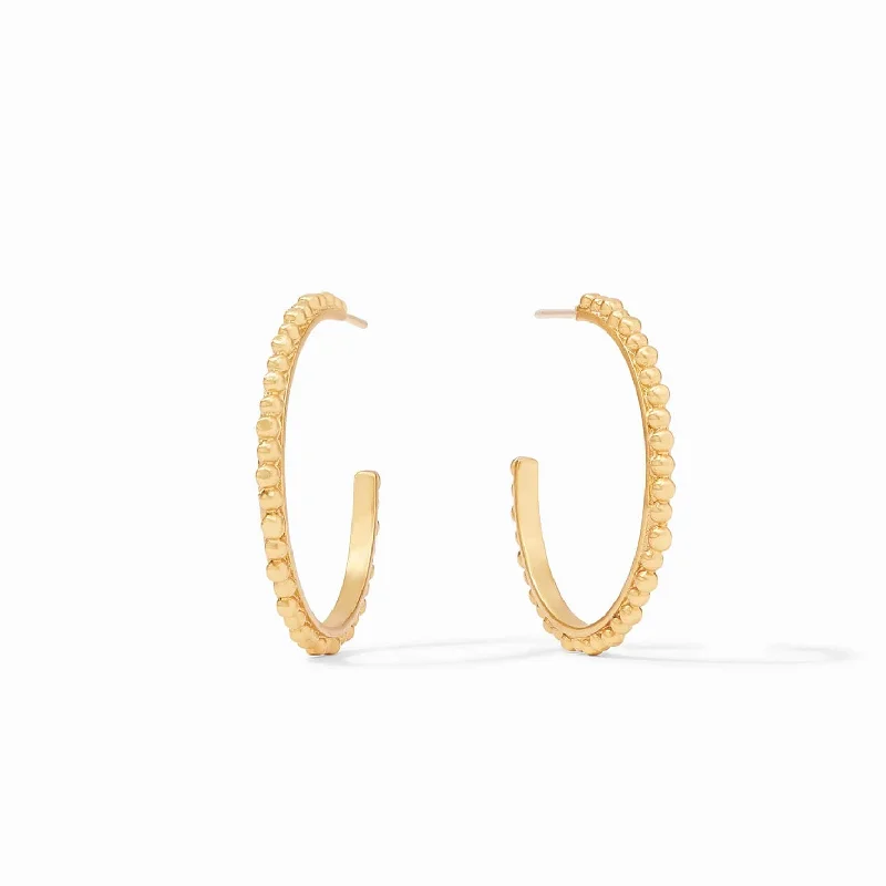 Colette Bead Hoops - Medium