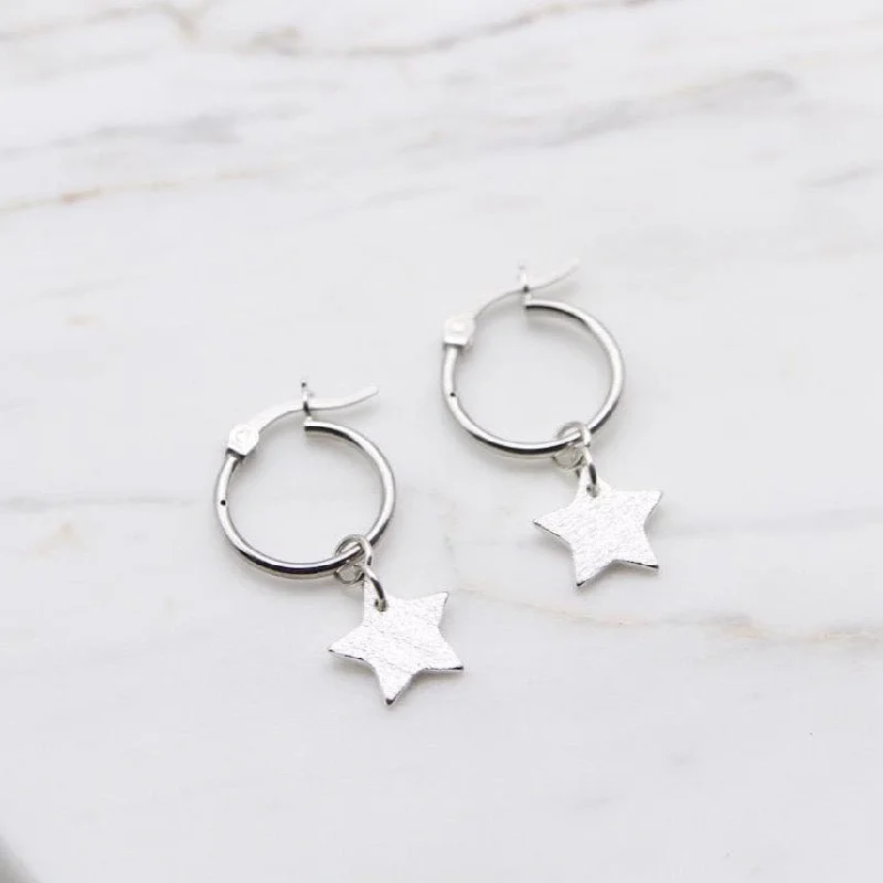 Kaia Hoops ~ Star Drop