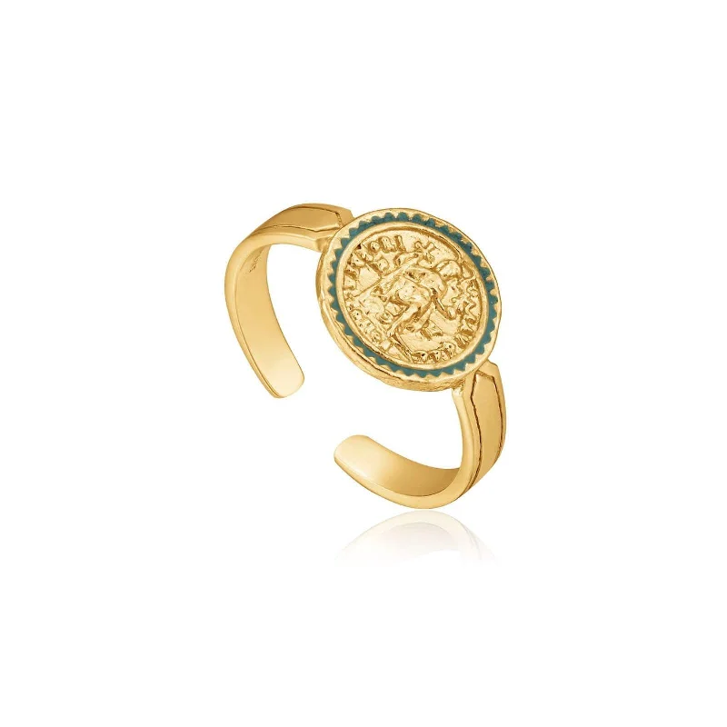 Gold Emperor Adjustable Ring